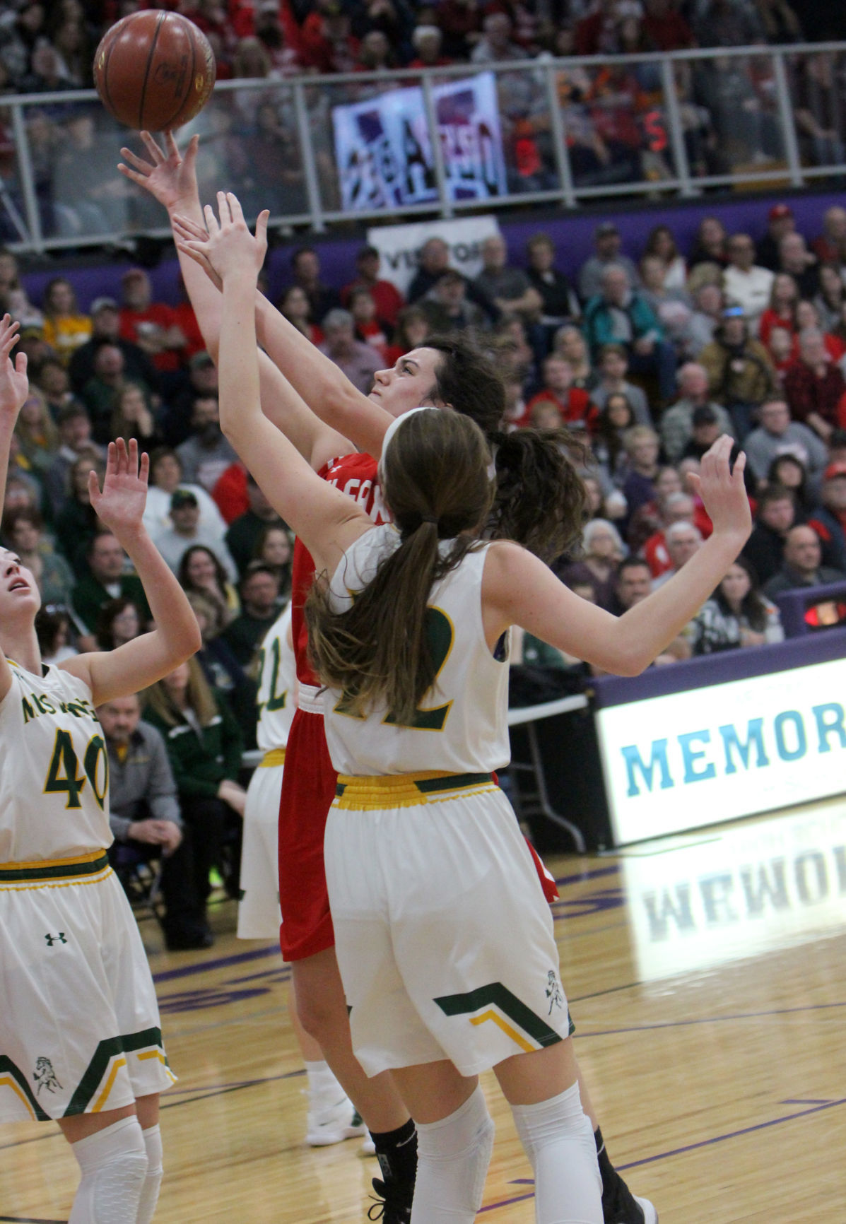 Colfax vs Melrose-Mindoro girls basketball 3-2-19